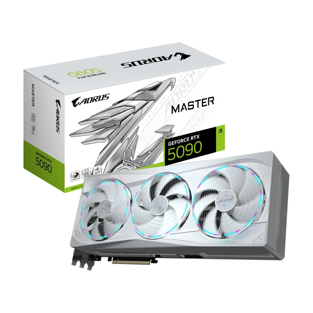 Gigabyte AORUS MASTER ICE GeForce RTX 5090 32GB OC Graphics Card