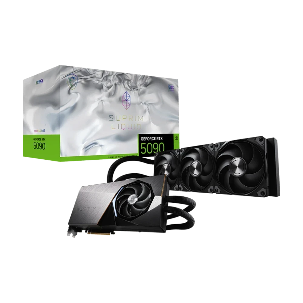 MSI NVIDIA GeForce RTX 5090 32G SUPRIM LIQUID SOC GDDR7