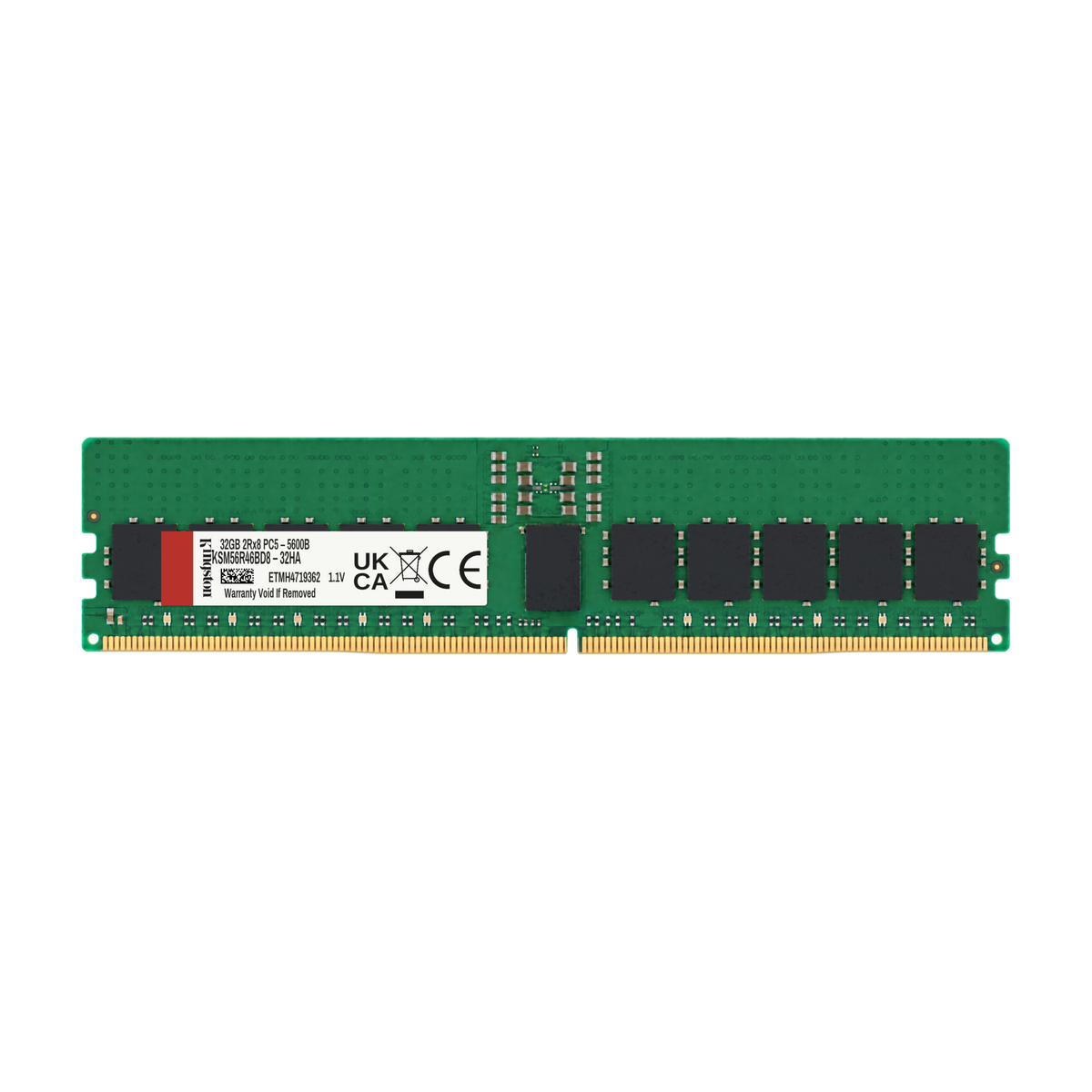 Kingston 32GB DDR5-5600 ECC RDIMM Server RAM KSM56R46BD8-32HA