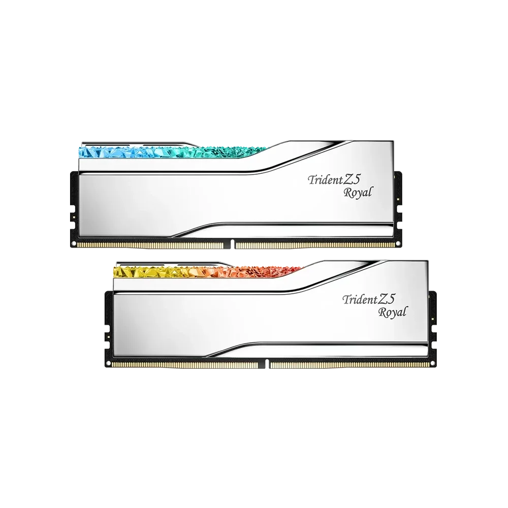 G.Skill Trident Z5 Royal RGB 64GB (2x32GB) DDR5 6400MHz Kit - Silver