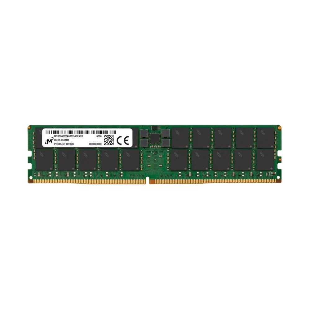 Micron 64GB DDR5-5600 ECC RDIMM Server RAM Memory Module MTC40F2046S1RC56BD1