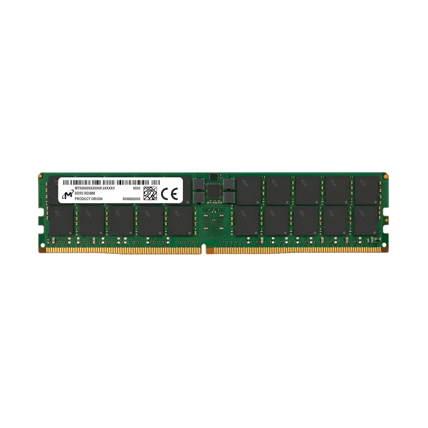 Micron 128GB DDR5-5600 ECC RDIMM Server RAM Memory Module MTC40F2047S1RC56BB1