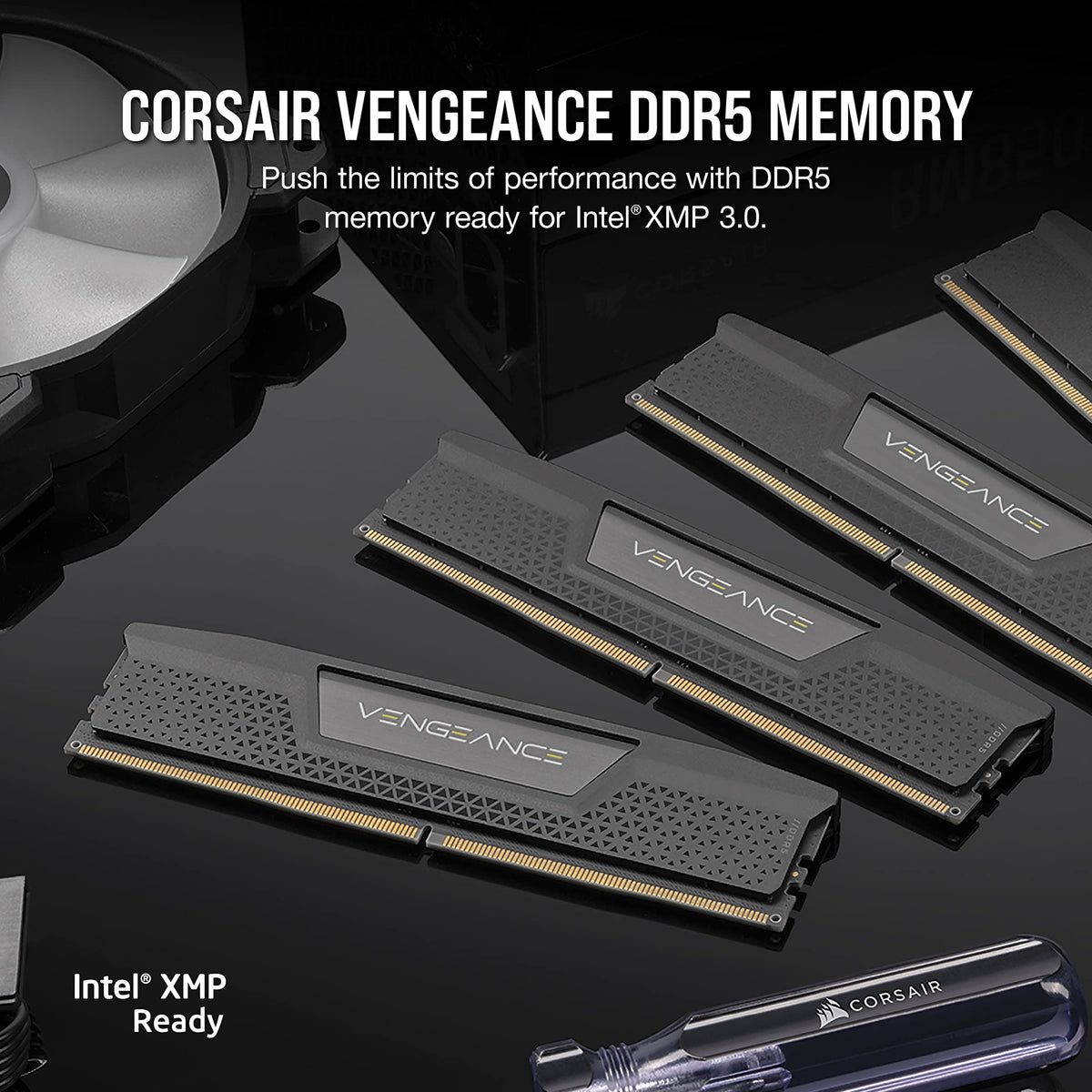 Neox Computers Corsair Vengeance 64GB (2x32GB) DDR5-5200 CL40 Desktop Memory Black ...