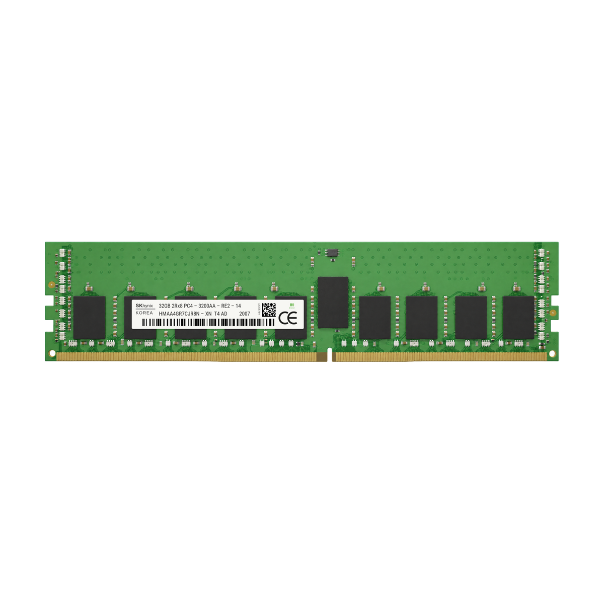 SK hynix 32GB 2Rx8 PC4-3200AA DDR4 RDIMM ECC Registered Server RAM Memory Module HMAA4GR7CJR8N-XN