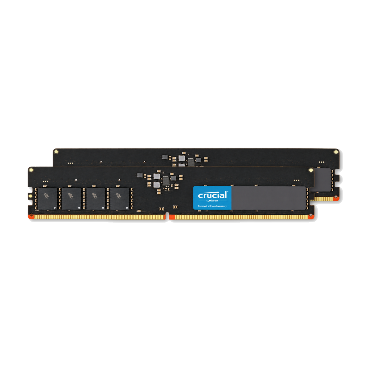 Crucial 128GB (2x64GB) DDR5-5600 CL46 Desktop Memory Black