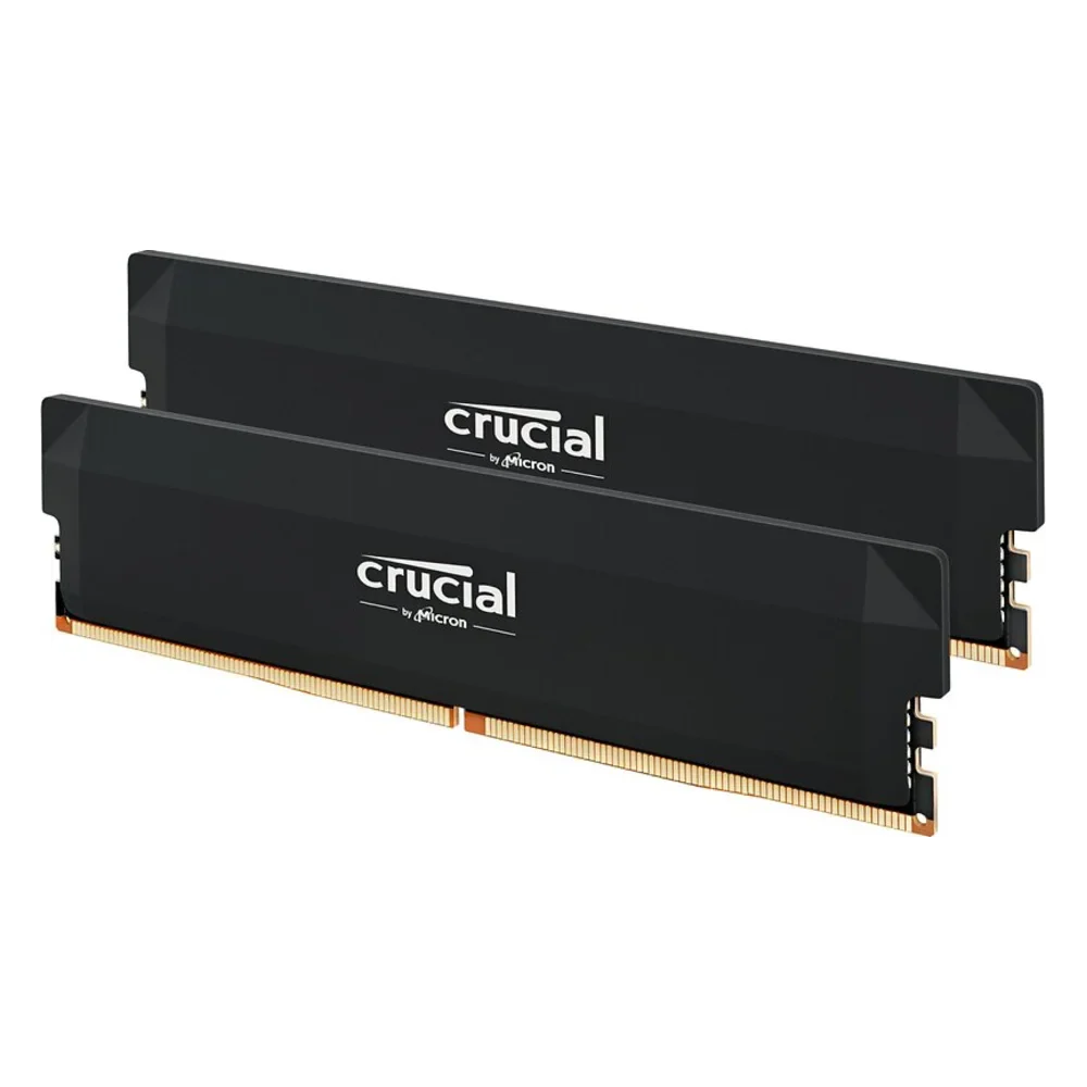 Crucial Pro 32GB (2x16GB) DDR5-6400 CL38 Desktop Memory Black