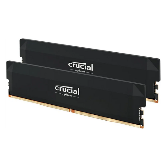Crucial Pro 32GB (2x16GB) DDR5-6400 CL38 Desktop Memory Black