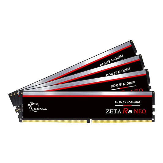 G.Skill Zeta R5 Neo 192GB (4x48GB) DDR5-6400 CL32 ECC RDIMM Workstation Memory F5-6400R3239G48GQ4-ZR5NK