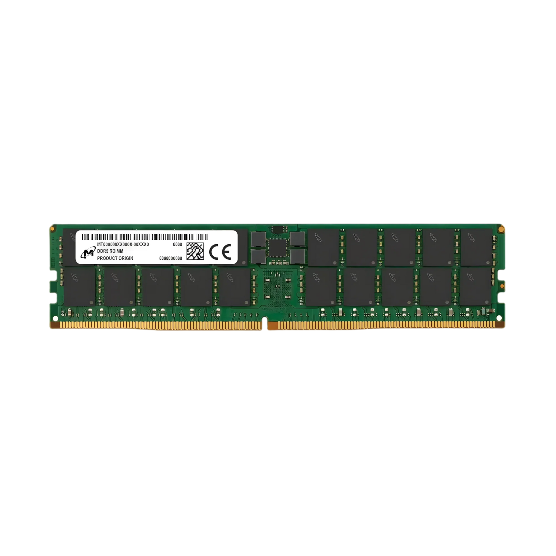 Micron 128GB DDR5-5600 ECC RDIMM Server RAM Memory Module MTC40F2047S1RC56BB1